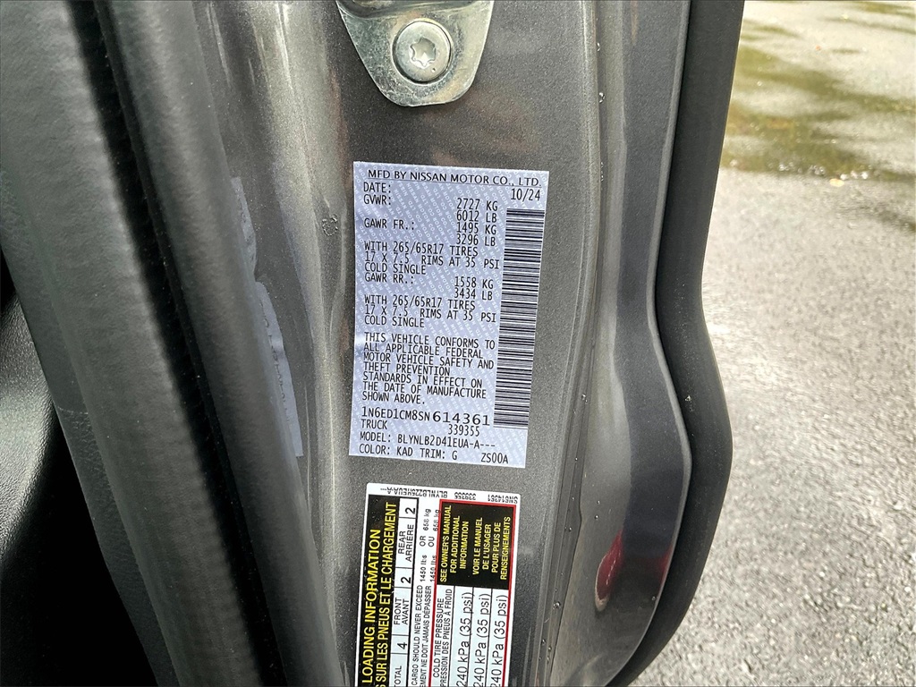 2025 Nissan Frontier SV photo 31