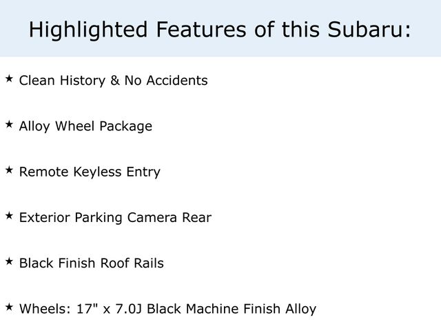 2018 Subaru Forester Base