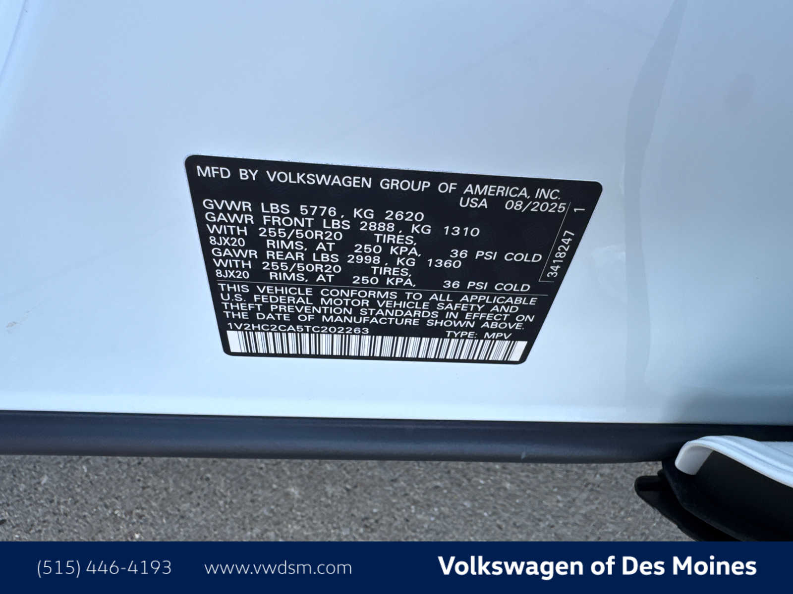 2026 Volkswagen Atlas Cross Sport SE Technology photo 19