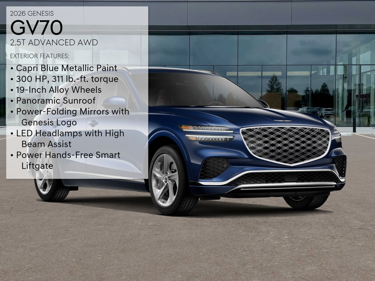 2026 Genesis GV70 2.5T Advanced photo 3