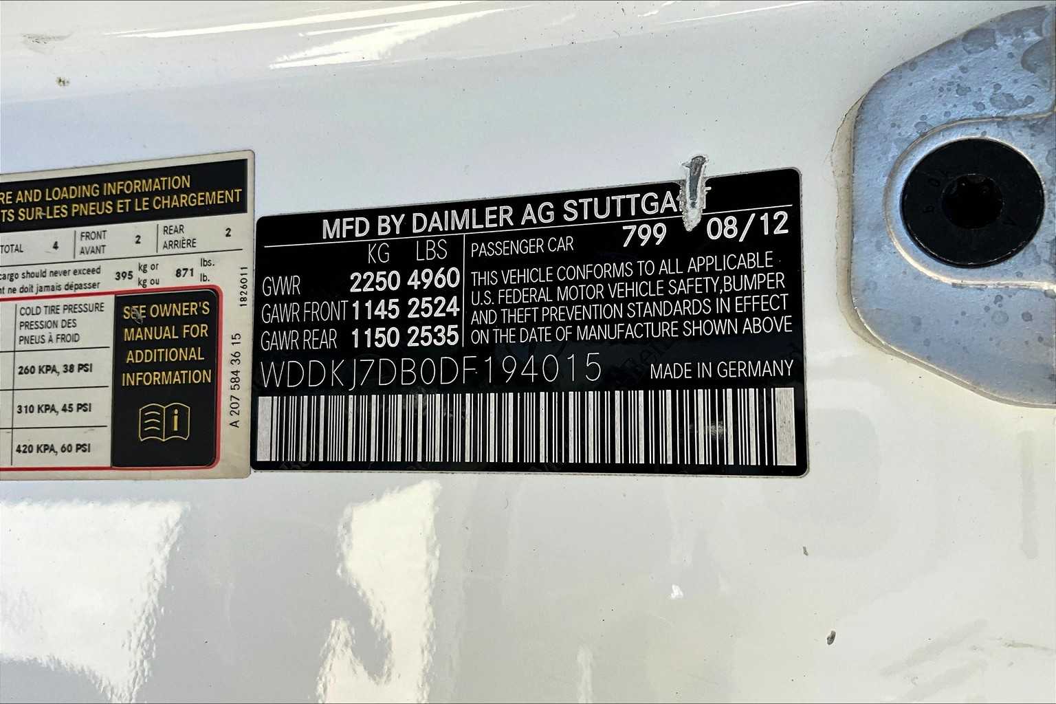 2013 Mercedes Benz E 550 photo 30