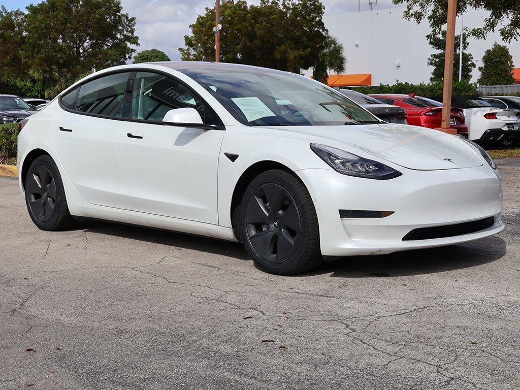 Used 2021 Tesla Model 3 Base with VIN 5YJ3E1EA2MF852119 for sale in Miami, FL