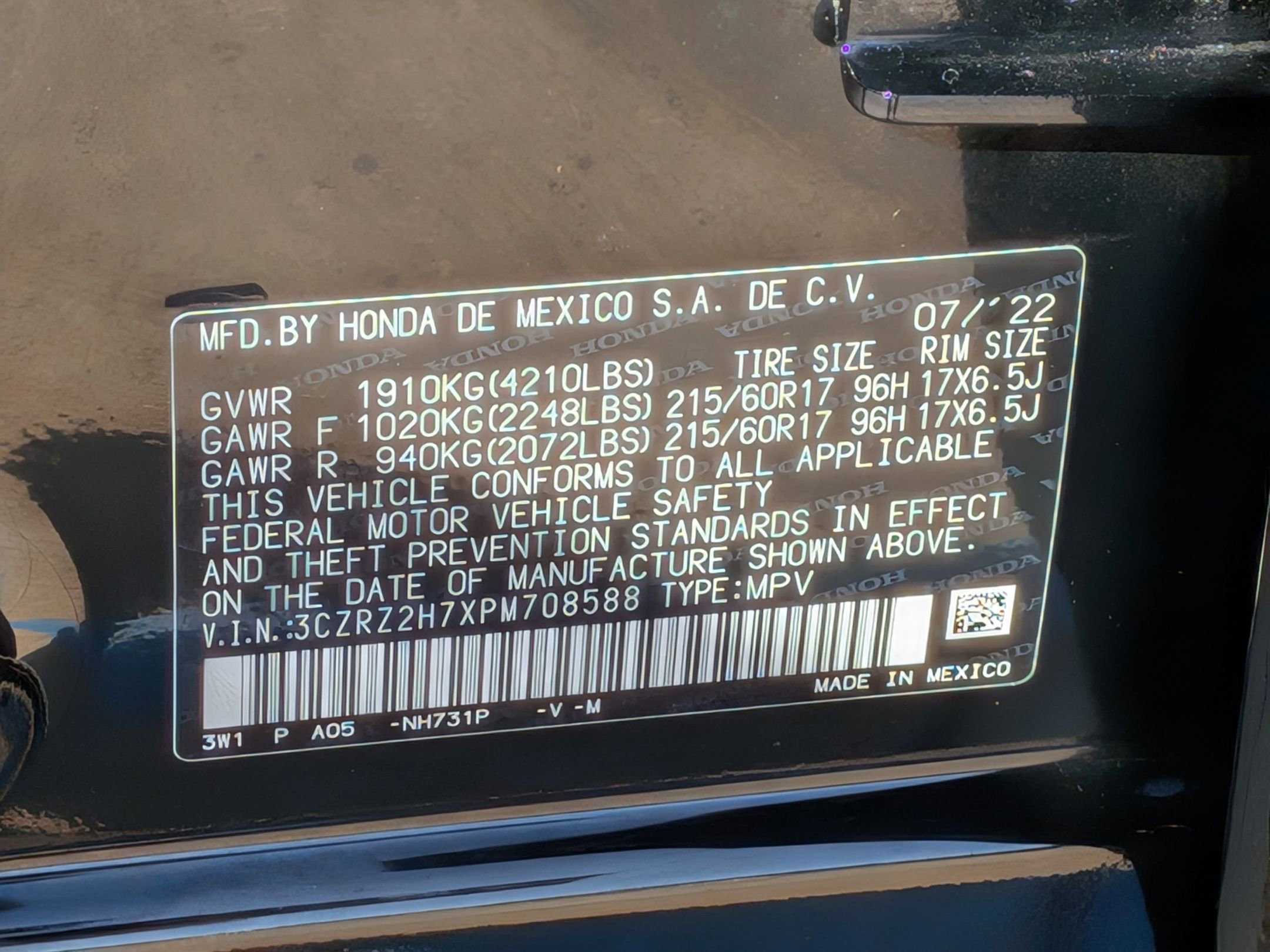 2023 Honda HR-V EX-L photo 32