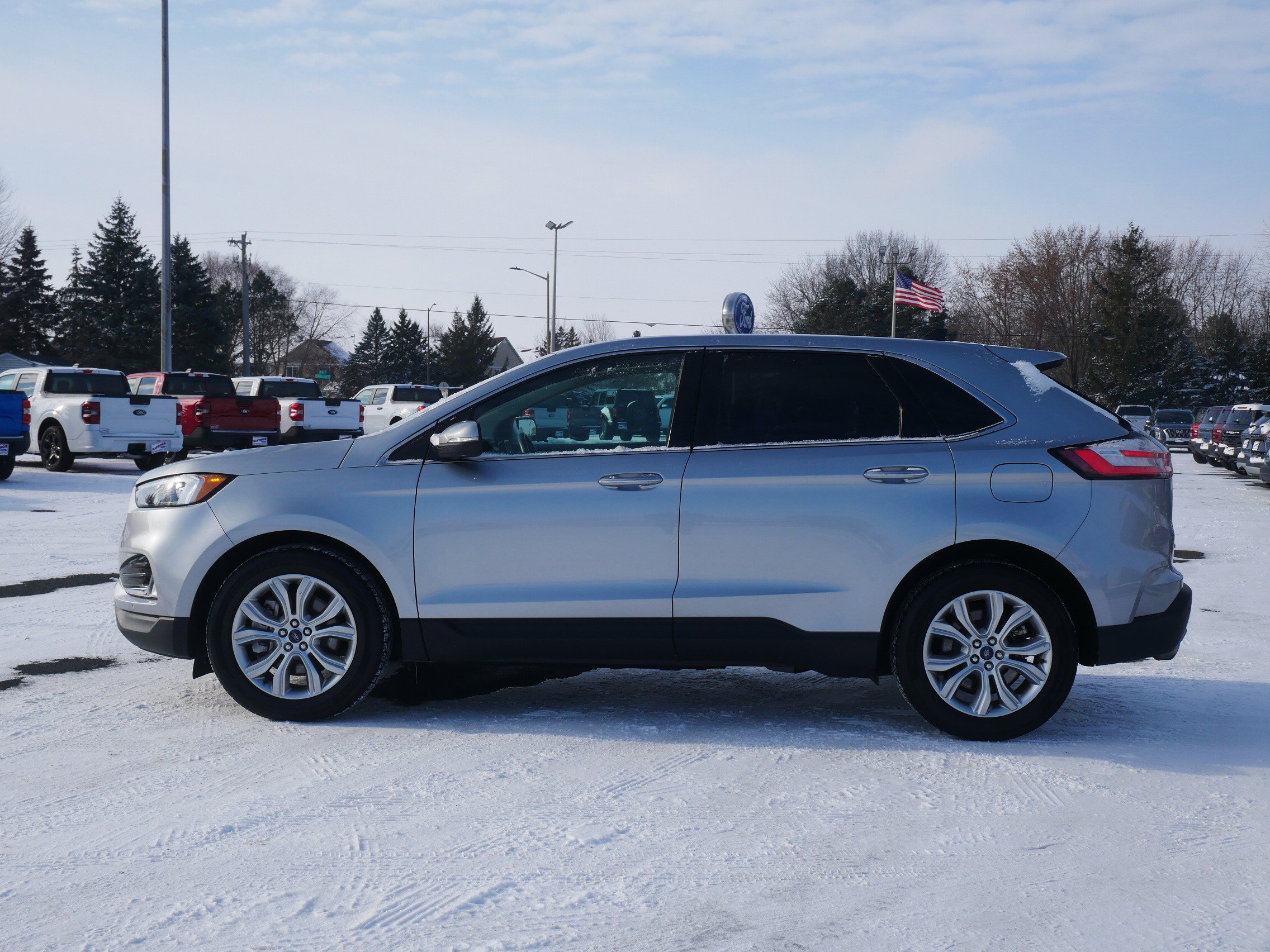 Used 2022 Ford Edge Titanium with VIN 2FMPK4K99NBB06332 for sale in Hastings, Minnesota