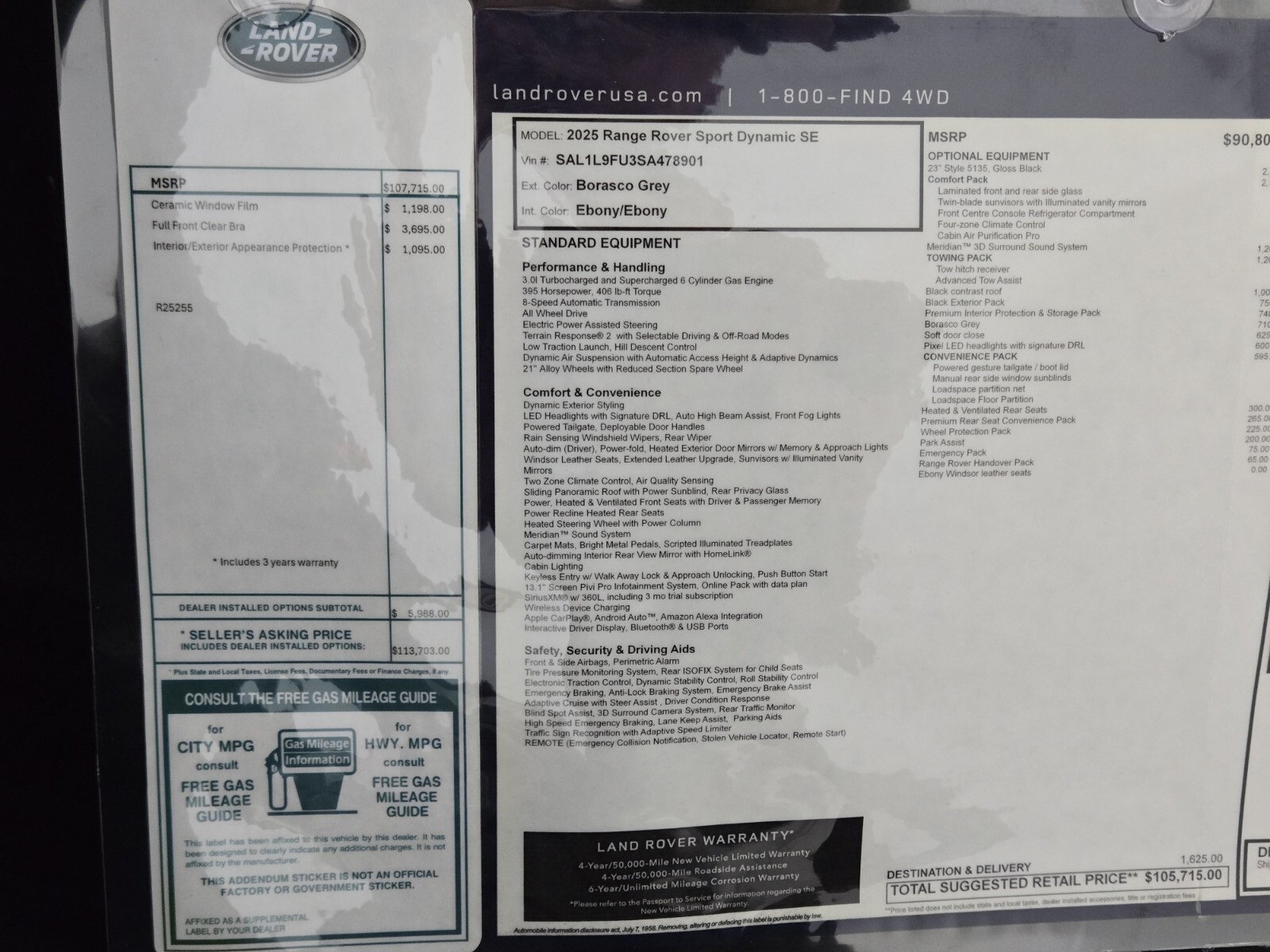 2025 Land Rover Range Rover Sport SE photo 27