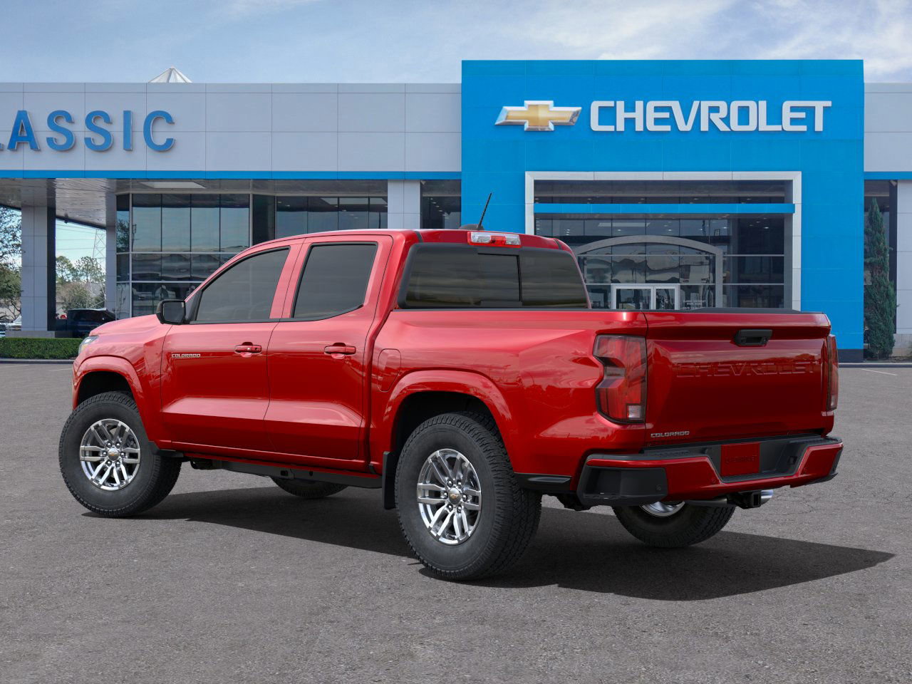 2025 Chevrolet Colorado WT/LT Red at Classic Elite Chevrolet Hwy 6