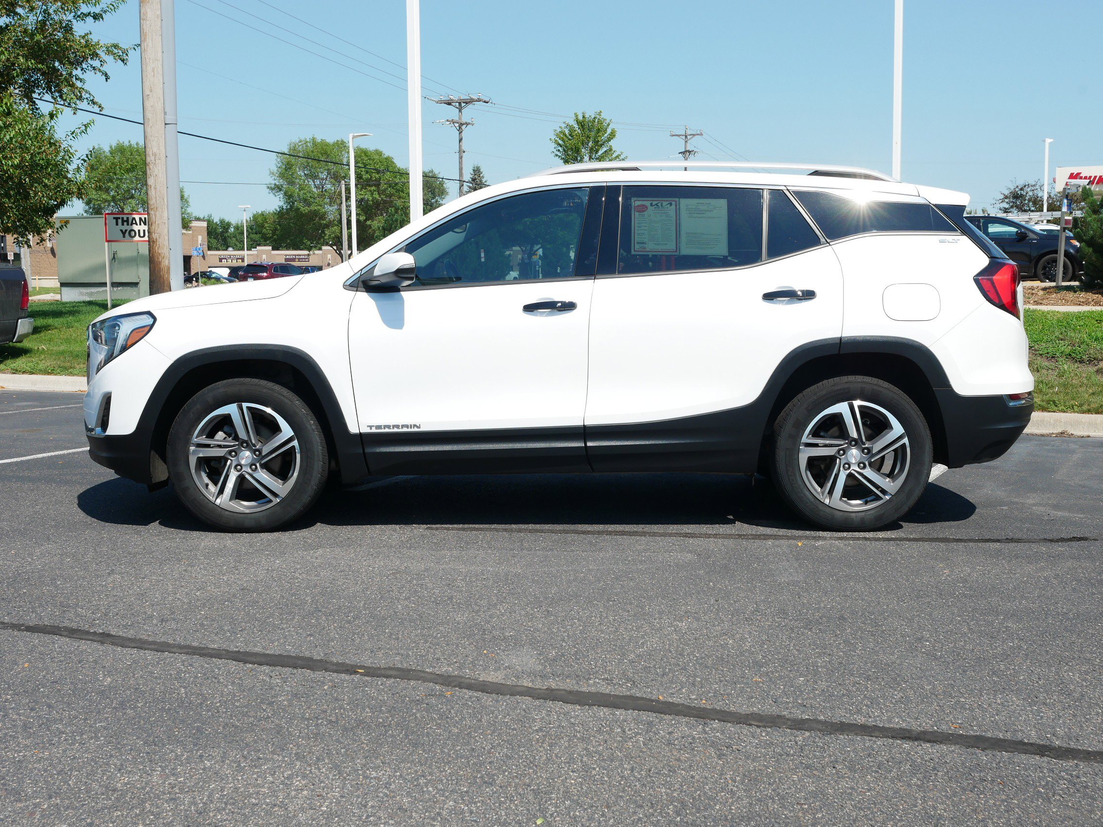 Used 2019 GMC Terrain SLT with VIN 3GKALVEV2KL360118 for sale in Waite Park, Minnesota
