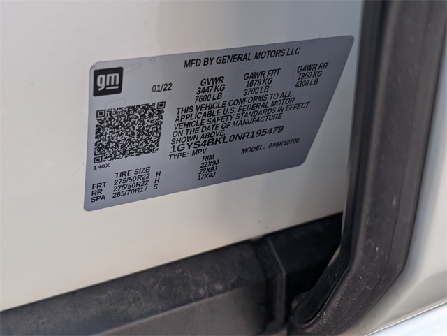 Used 2022 Crystal White Tri-Coat Cadillac Premium Luxury image 20