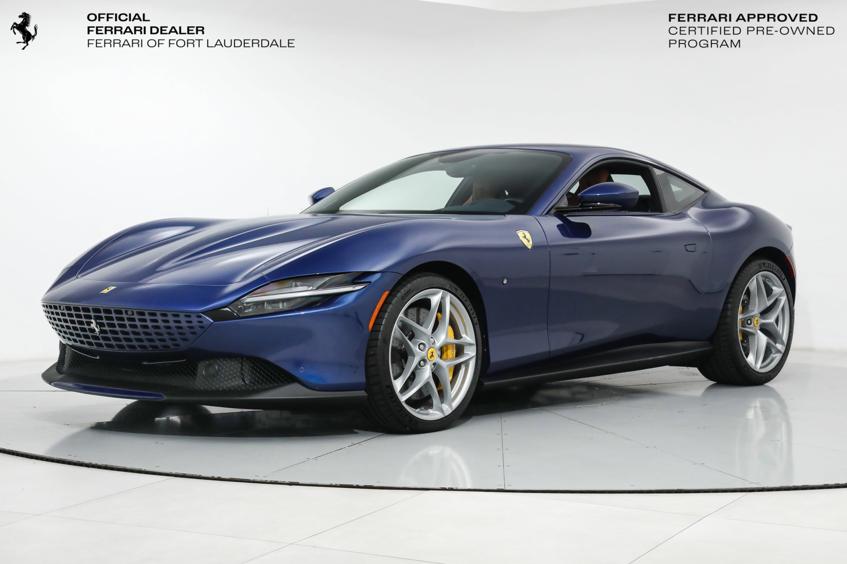 Certified Used 2021 Blue Ferrari  image 1