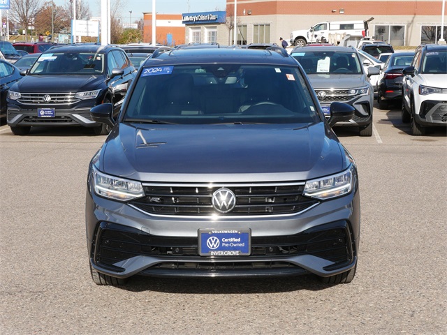 Certified 2024 Volkswagen Tiguan SE R-LINE BLACK with VIN 3VV8B7AX3RM194035 for sale in Inver Grove Heights, Minnesota