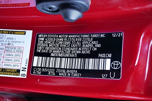 Used 2022 Red Toyota XLE image 31