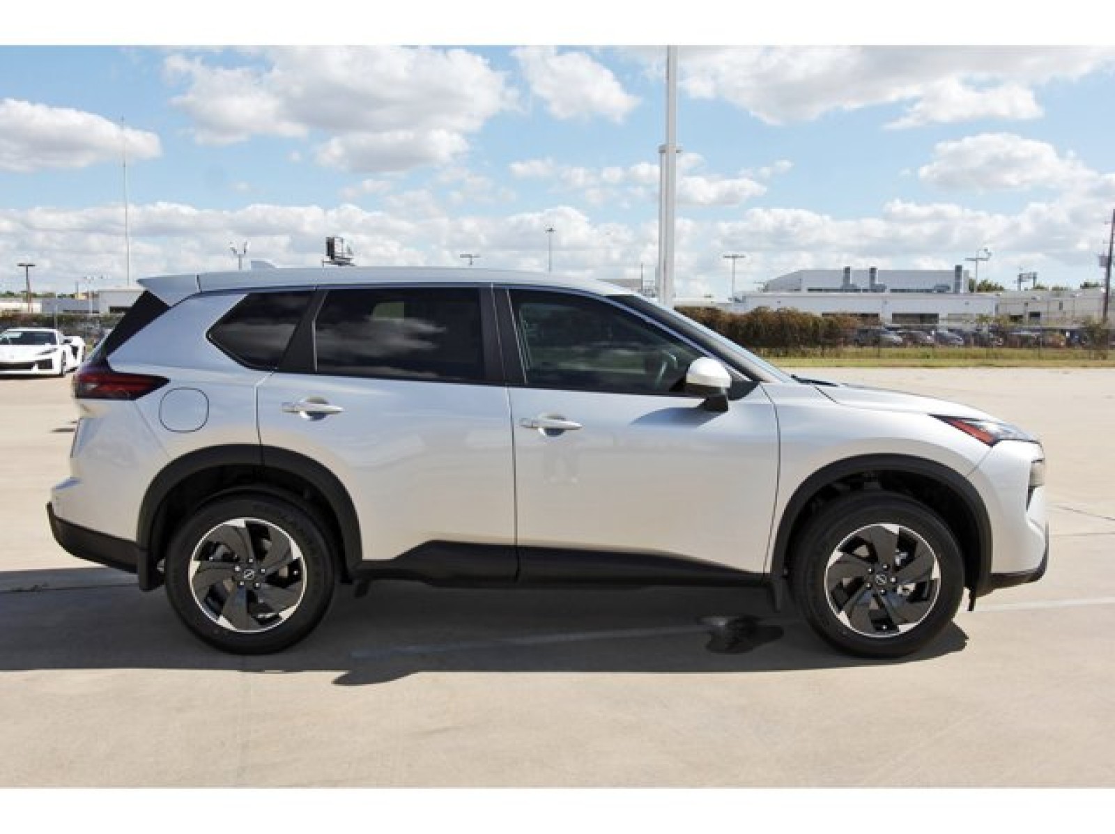 2025 Nissan Rogue SV Silver at Robbins Nissan