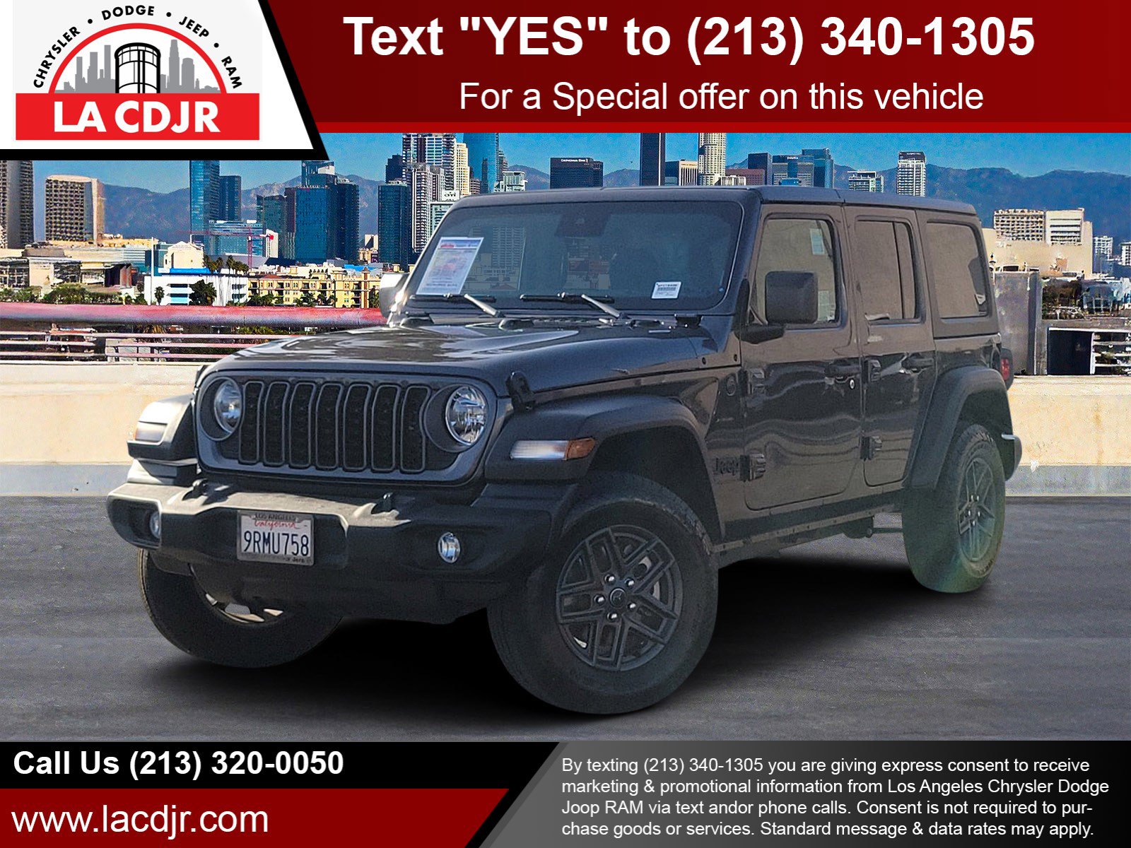 Used 2025 Granite Crystal Metallic Clearcoat Jeep Sport S image 1