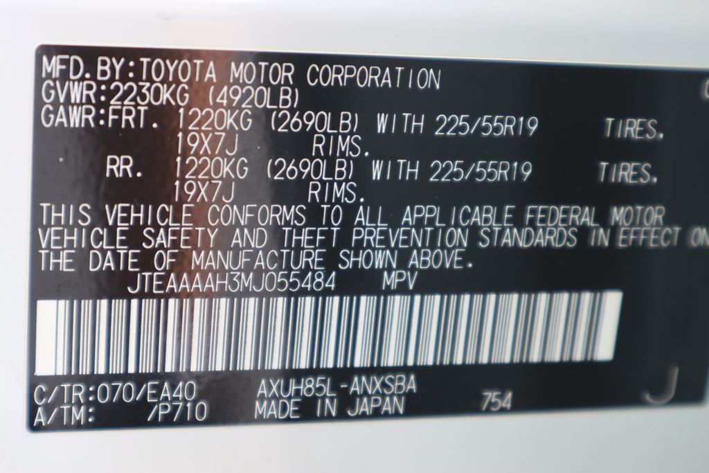 2021 Toyota Venza Limited photo 28