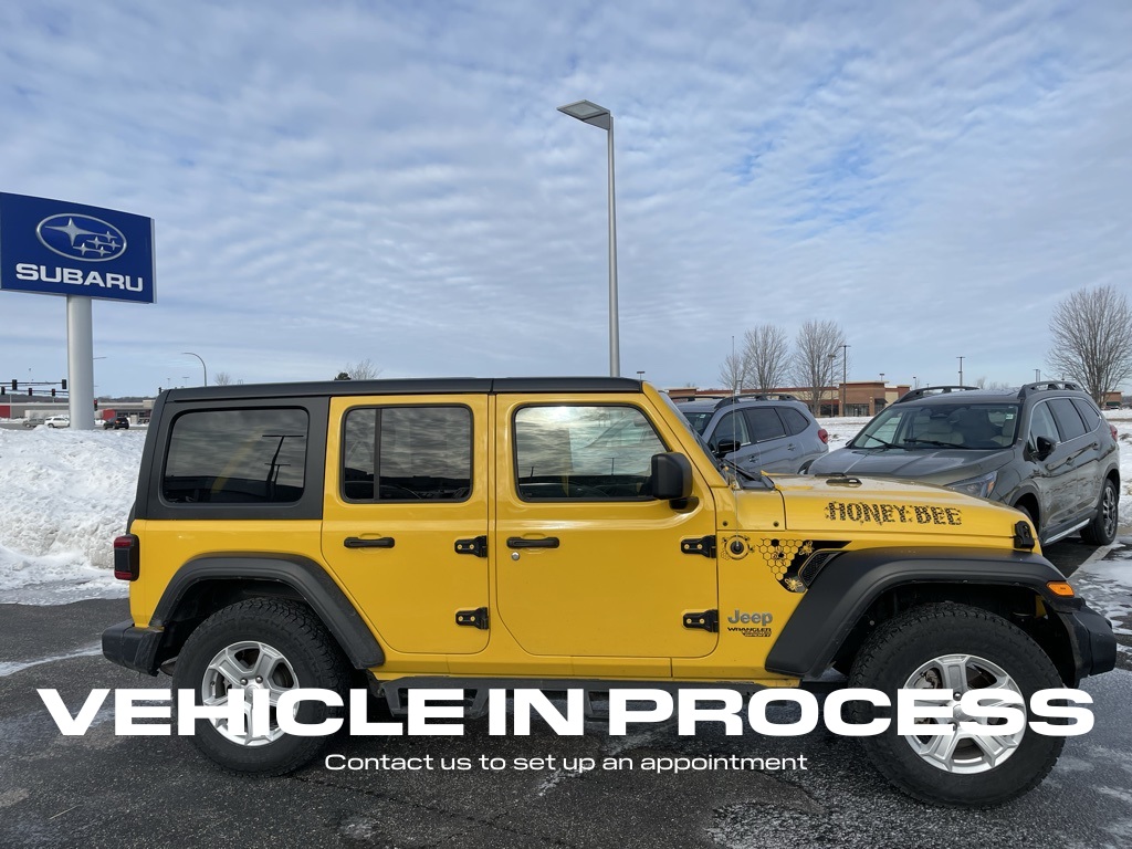 Used 2020 Jeep Wrangler Unlimited Sport S with VIN 1C4HJXDNXLW165926 for sale in Rochester, Minnesota