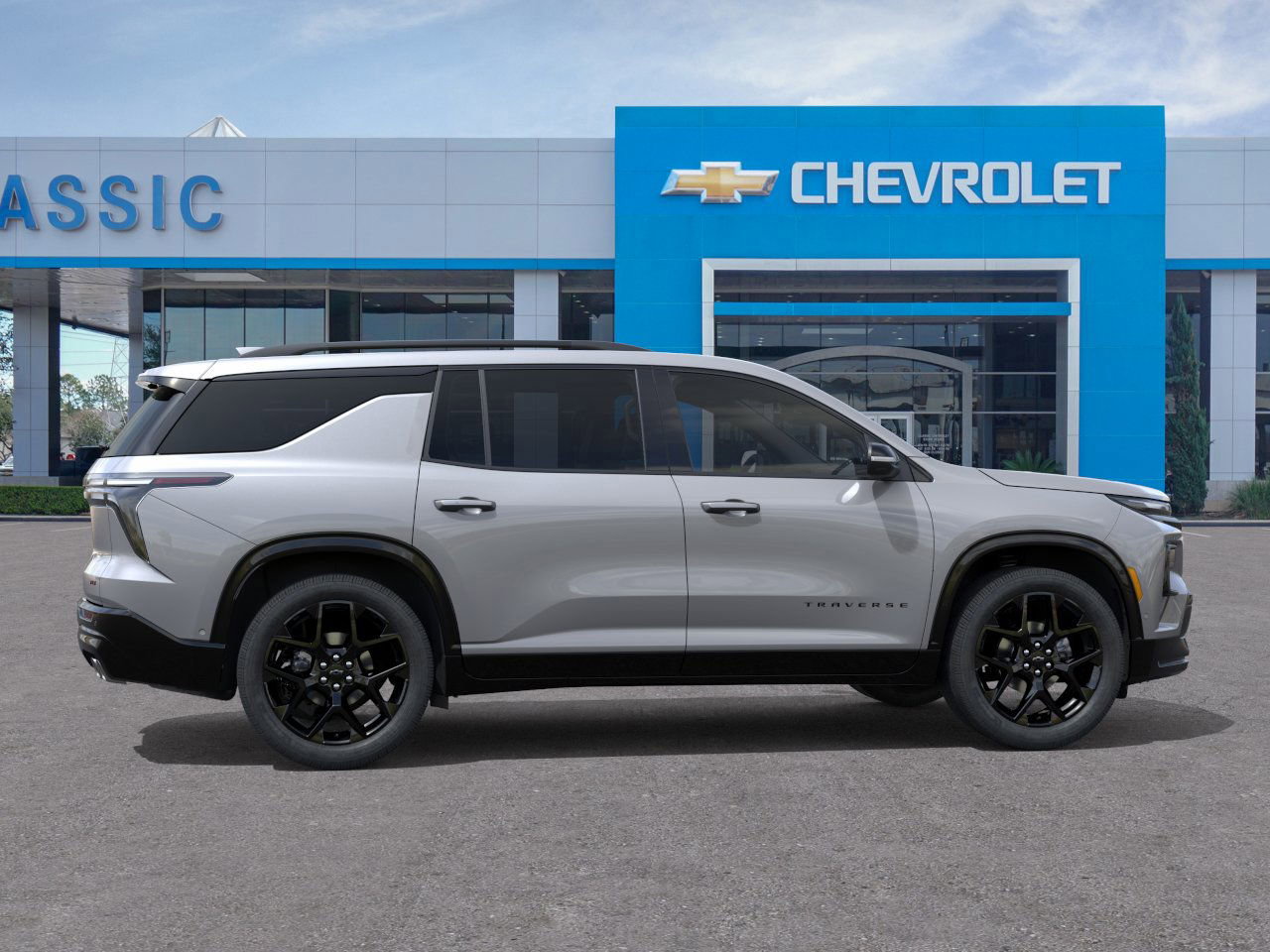 2026 Chevrolet Traverse RS Gray at Classic Elite Chevrolet Sugar Land
