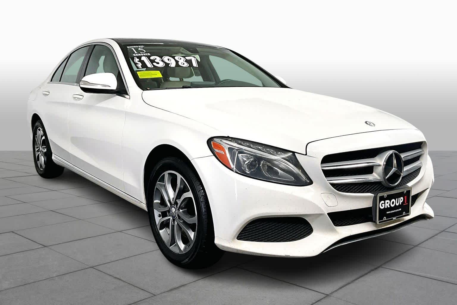 Used 2015 Mercedes-Benz C-Class C300 with VIN 55SWF4KB7FU025274 for sale in Hanover, MA