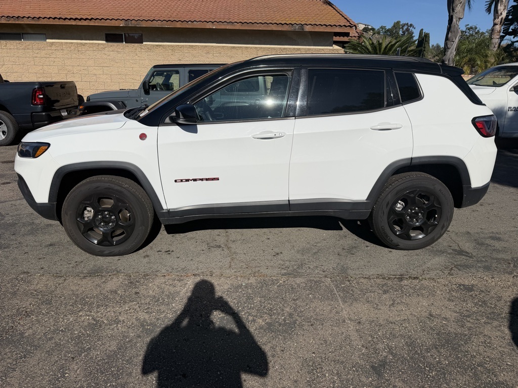 Certified Used 2023 White Jeep Trailhawk image 3