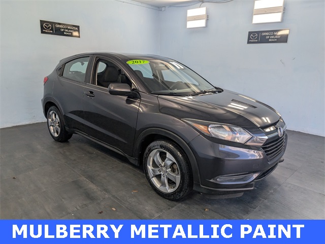 Used 2017 Honda HR-V LX with VIN 3CZRU5H39HM725493 for sale in Delray Beach, FL
