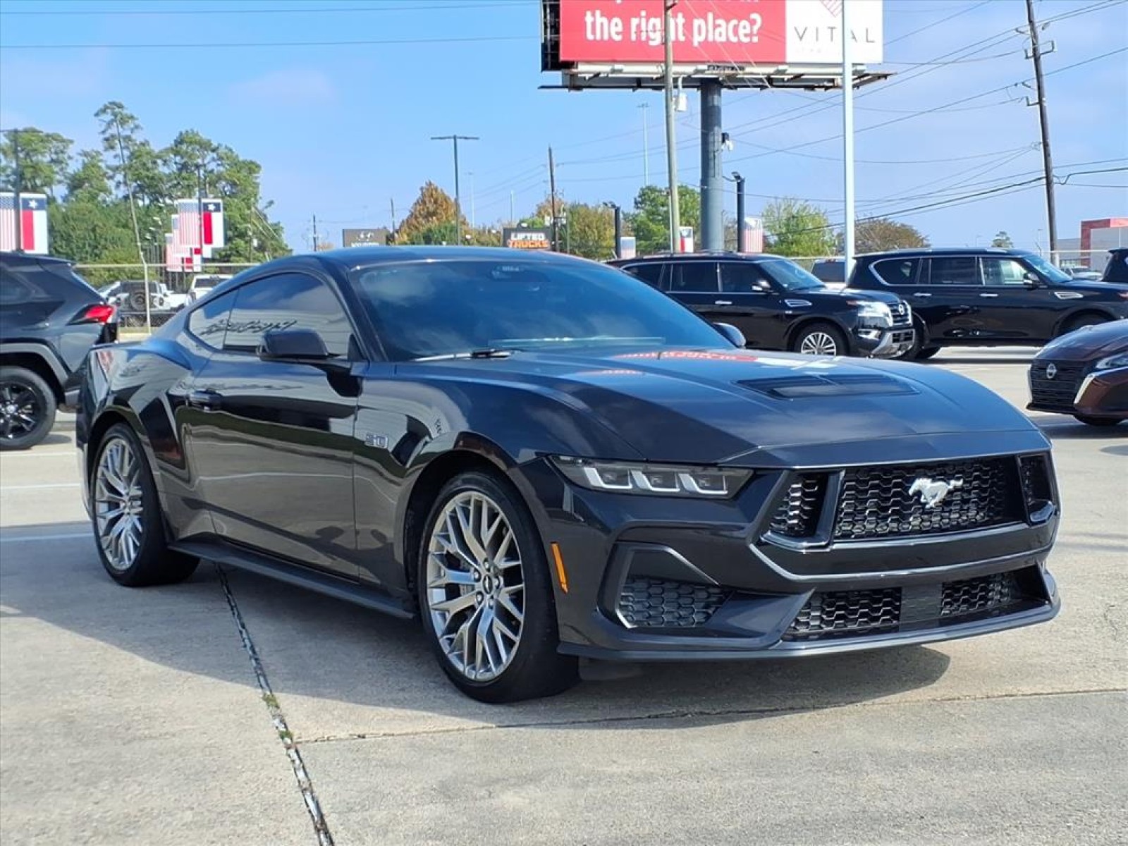 2024 Ford Mustang GT Premium Gray at Robbins Nissan