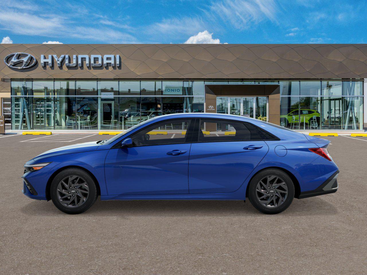 2025 Hyundai Elantra Hybrid Blue photo 3