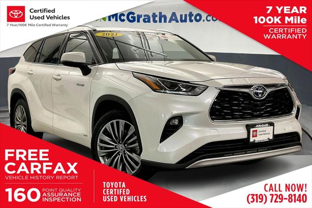 2021 Toyota Highlander Platinum's photo