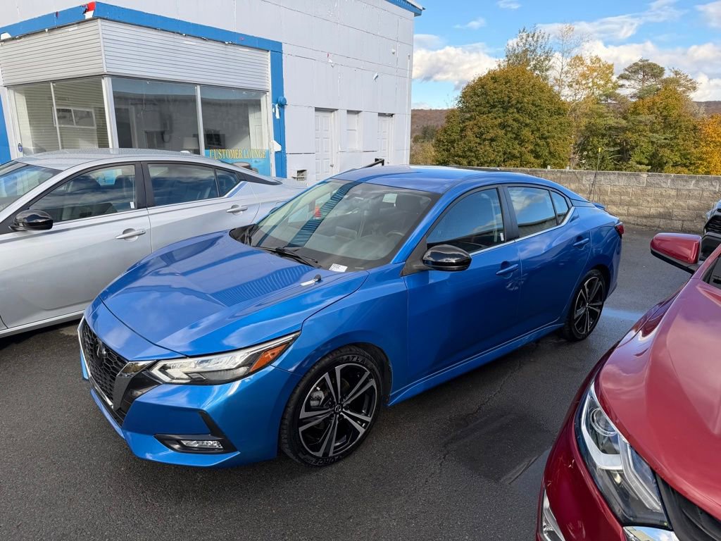 Used 2021 Nissan Sentra SR with VIN 3N1AB8DV1MY324205 for sale in Forest City, PA