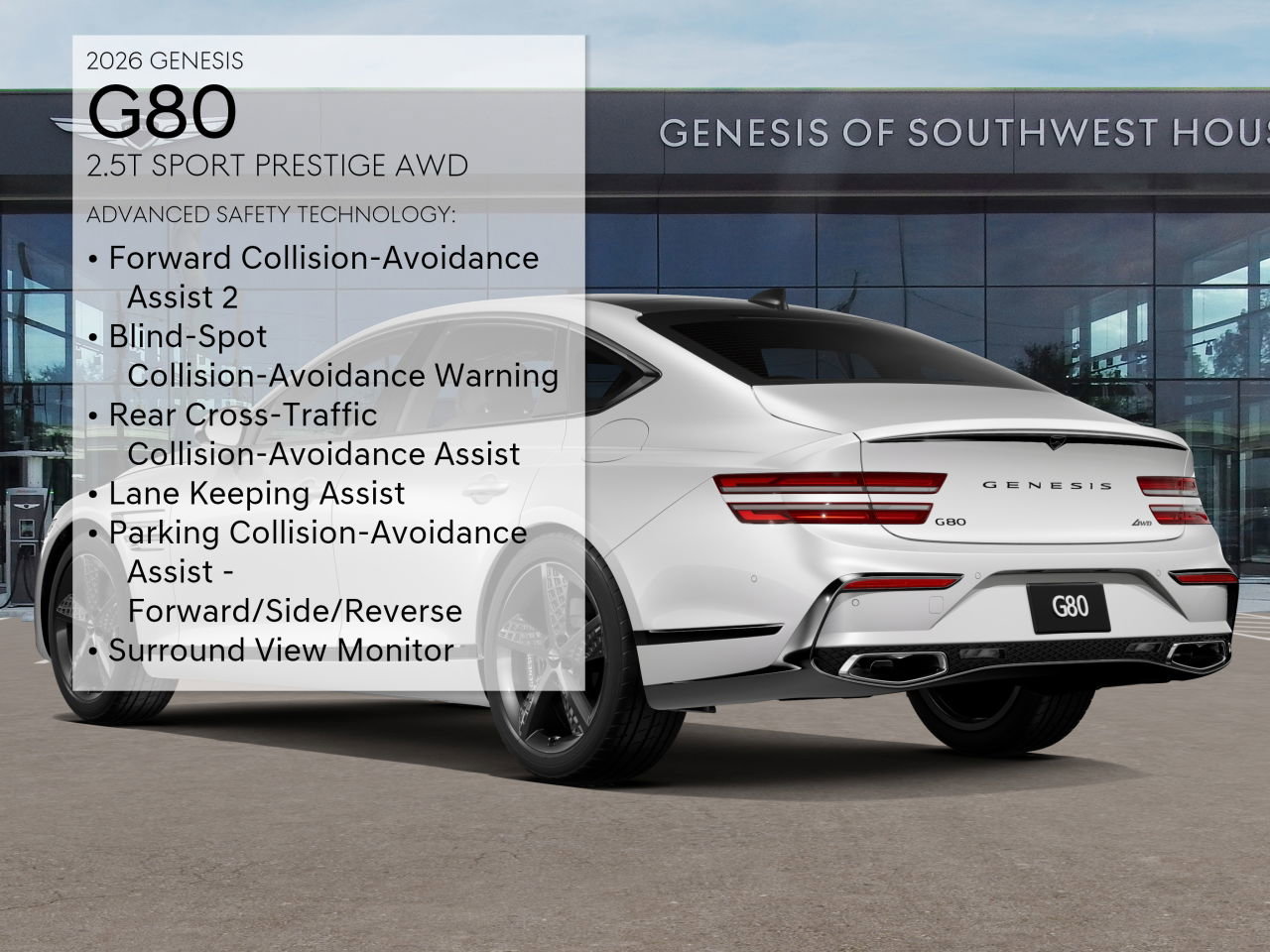 2026 Genesis G80 2.5T Sport Prestige AWD photo 4