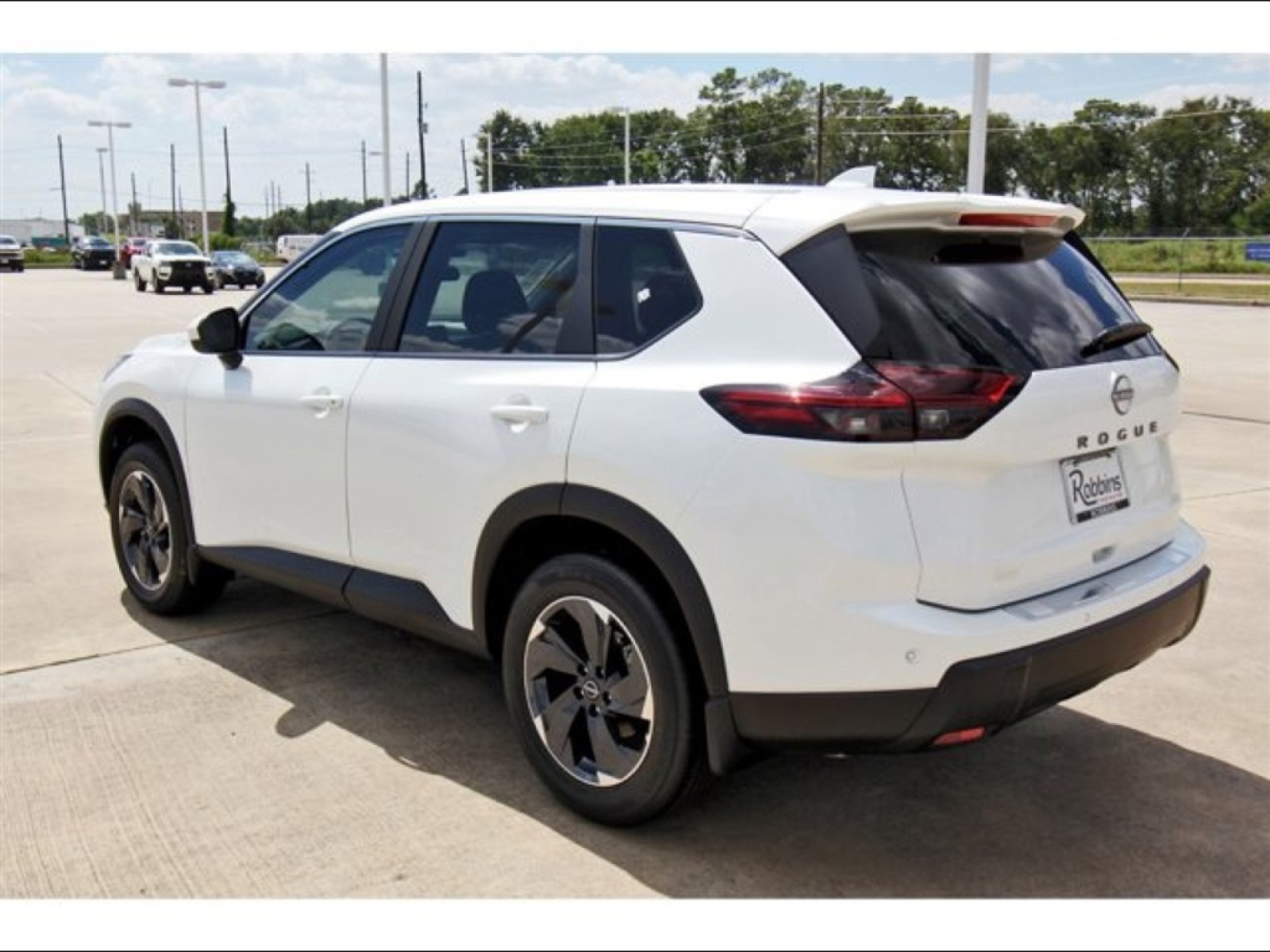 2026 Nissan Rogue SV White at Robbins Nissan