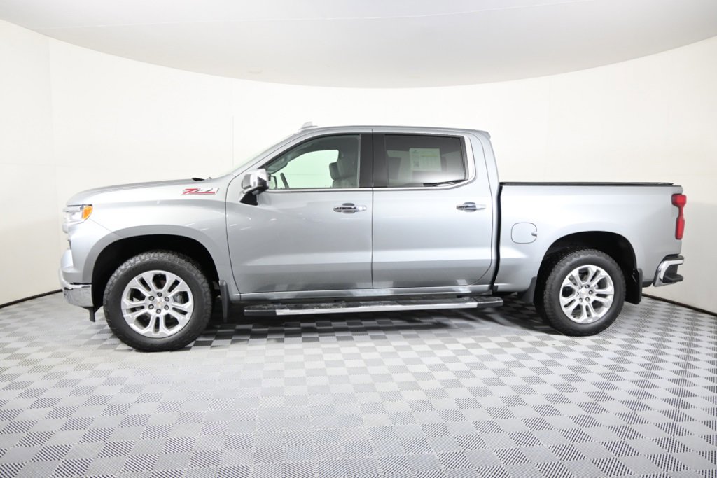 Used 2023 Chevrolet Silverado 1500 LTZ with VIN 1GCUDGELXPZ289346 for sale in Forest Lake, Minnesota