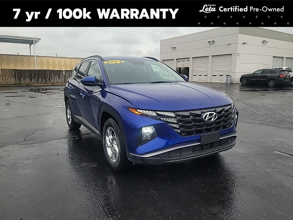 Used 2024 Intense Blue Hyundai SEL image 1