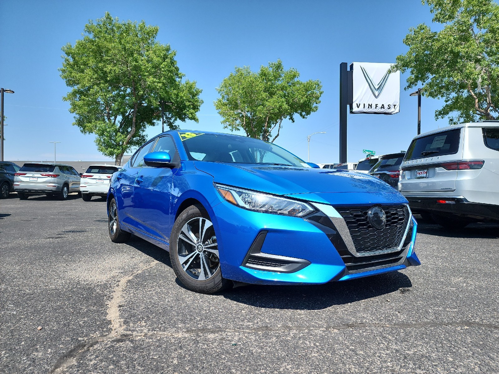 Used 2023 BLUE Nissan SV image 1