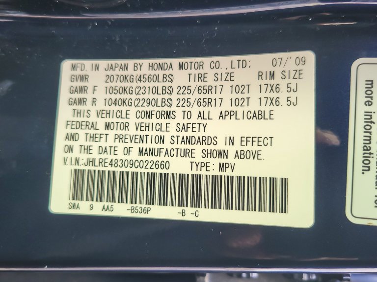 2009 HONDA CR-V - Image 19