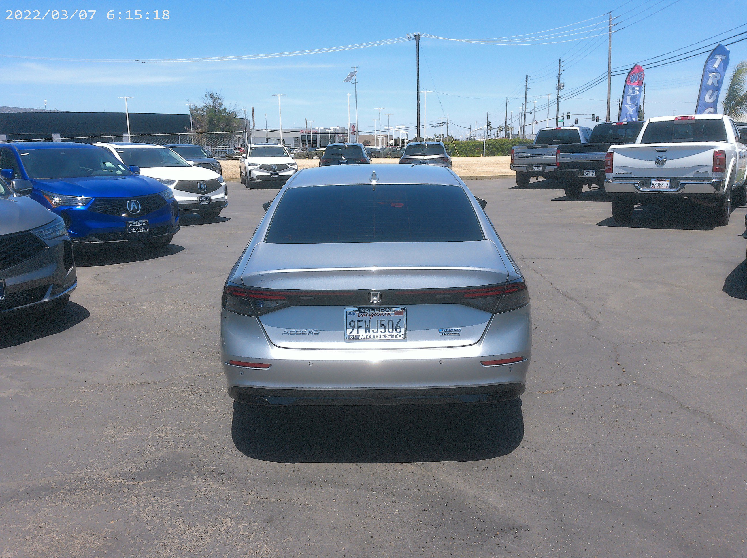 Used 2023 Honda Accord Hybrid Touring with VIN 1HGCY2F85PA040563 for sale in Modesto, CA