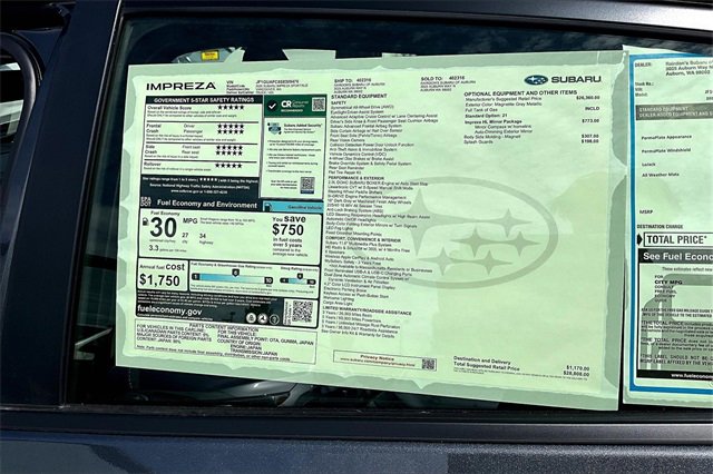 2025 Subaru Impreza Sport photo 5