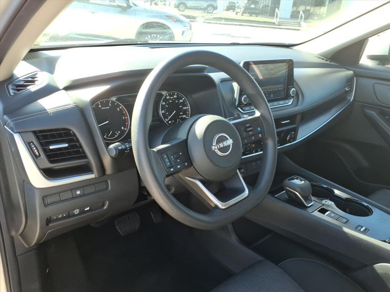 2024 Nissan Rogue SV Silver at Robbins Nissan