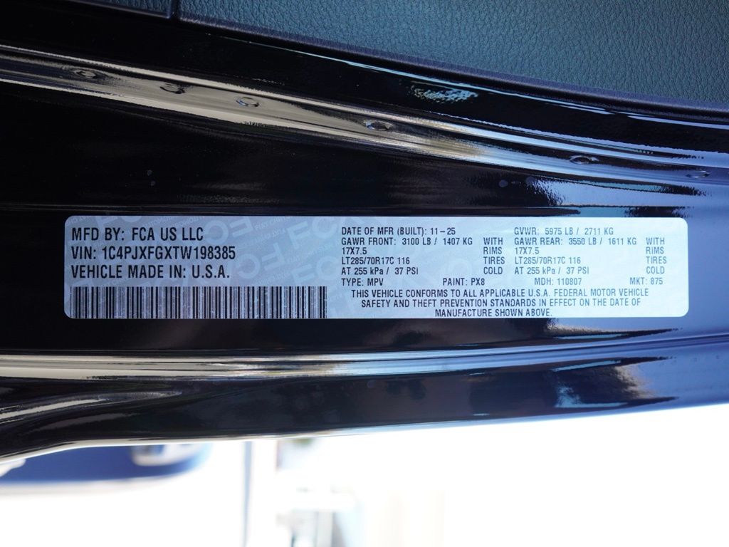 New 2026 Black Clear-Coat Exterior Paint Jeep Rubicon image 31