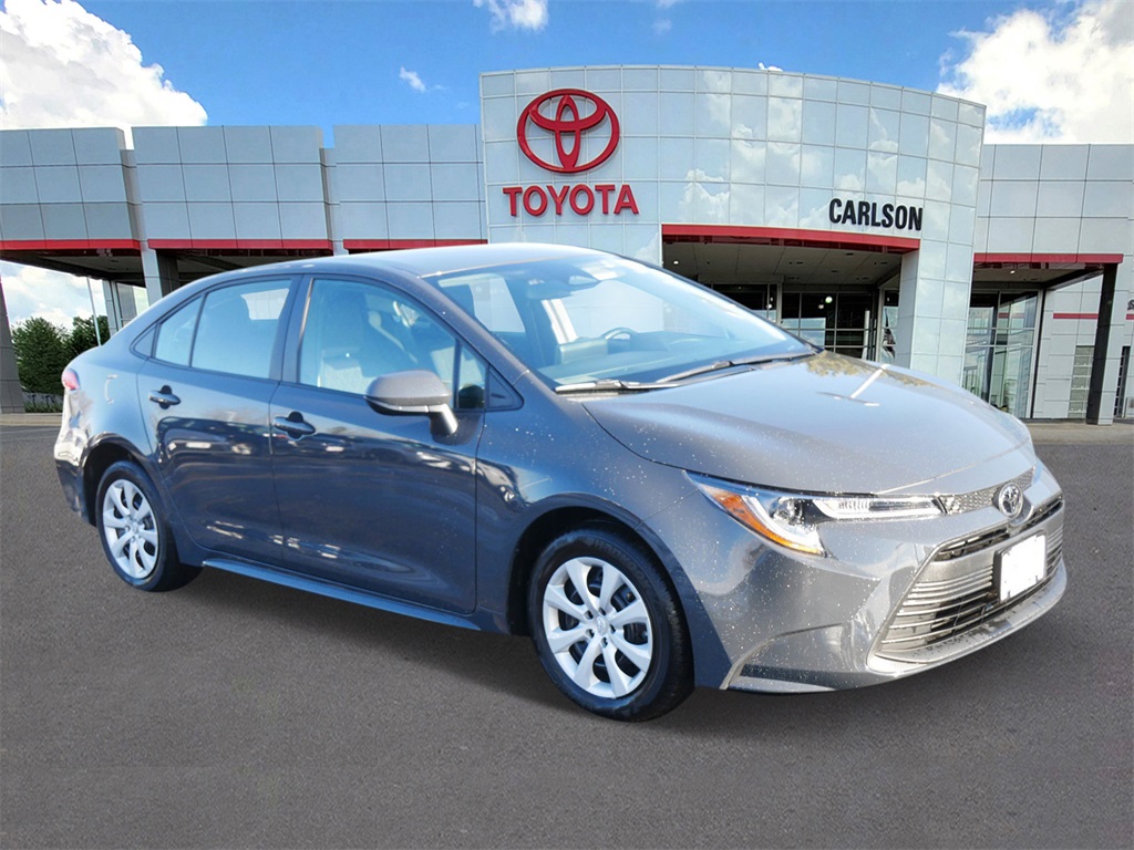 Certified 2024 Toyota Corolla LE with VIN 5YFB4MDE4RP102639 for sale in Minneapolis, Minnesota