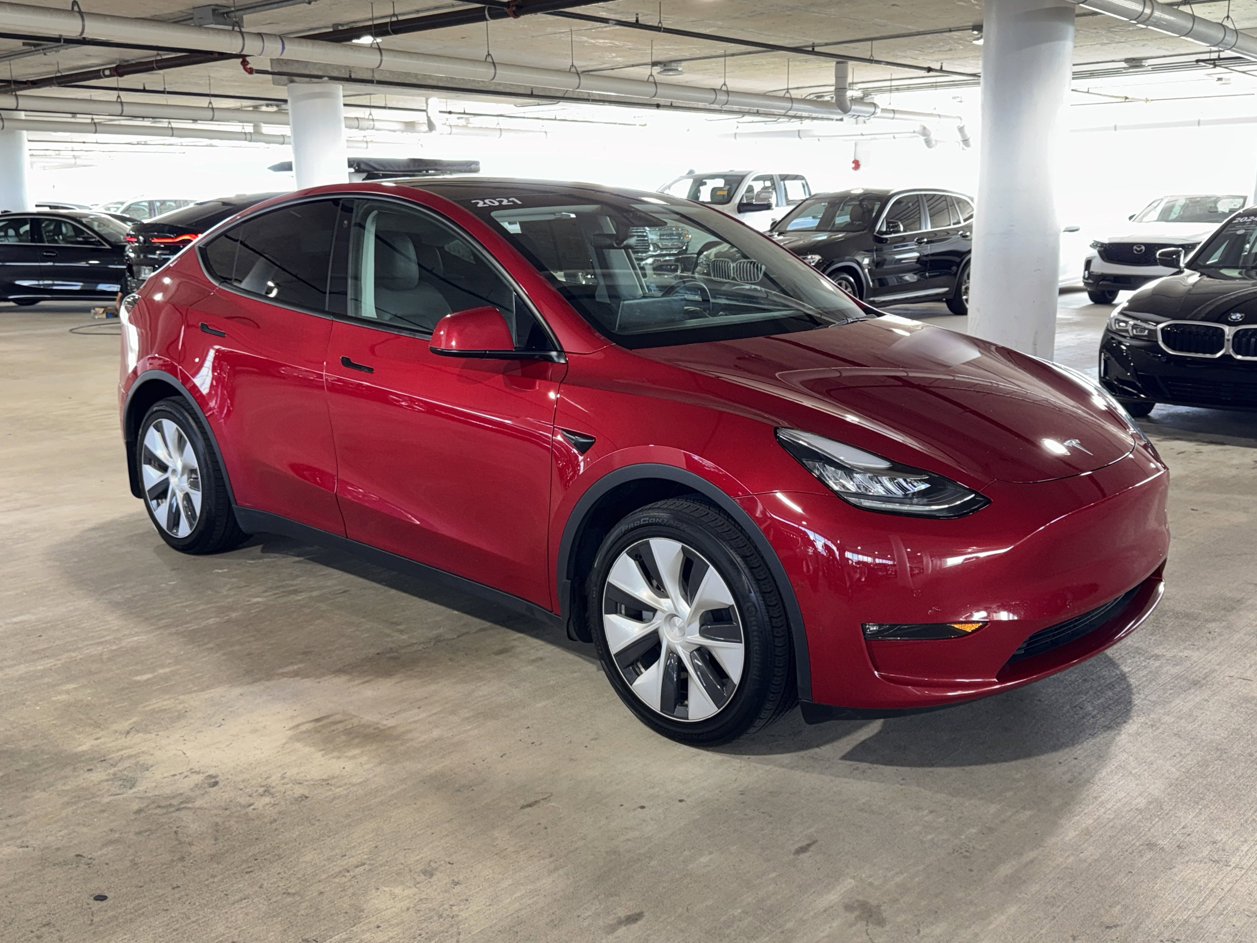 Used 2021 Tesla Model Y Long Range with VIN 5YJYGDEE4MF190502 for sale in Wesley Chapel, FL