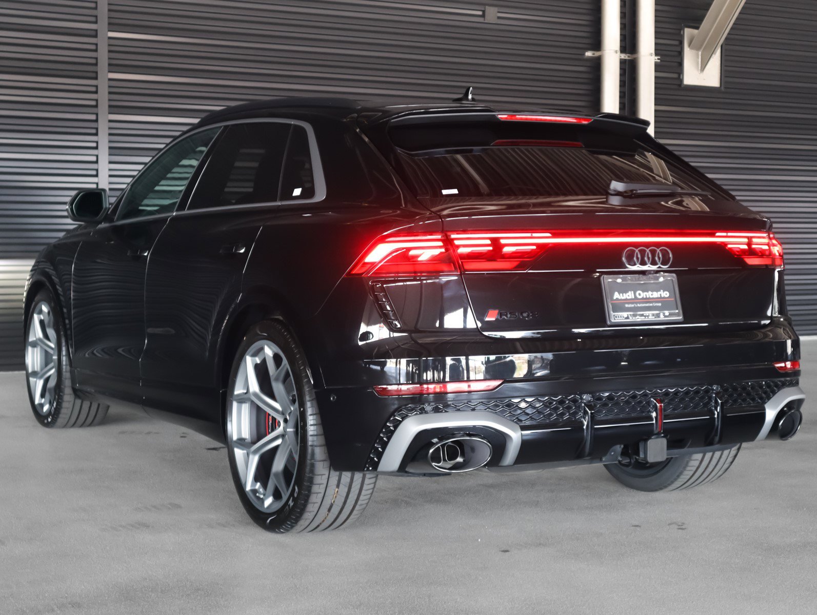 New 2025 Mythos Black Metallic Audi performance image 2