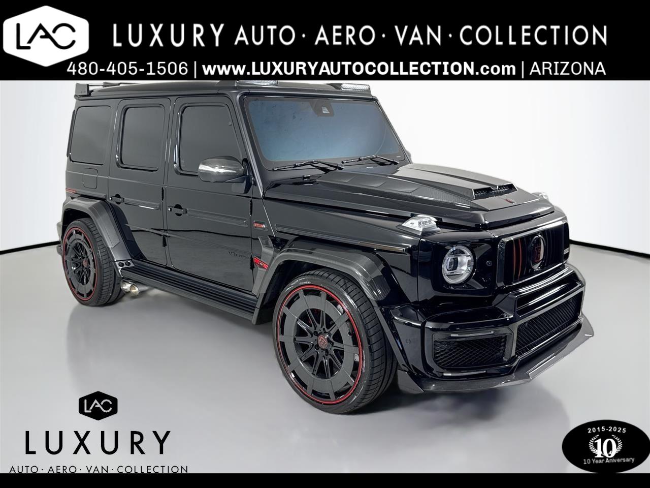 Used 2022 Black Mercedes-Benz AMG® G 63 | Brabas Full Widebody | Carbon Brabus Wheels | B900 Rocket Exhaust image 1