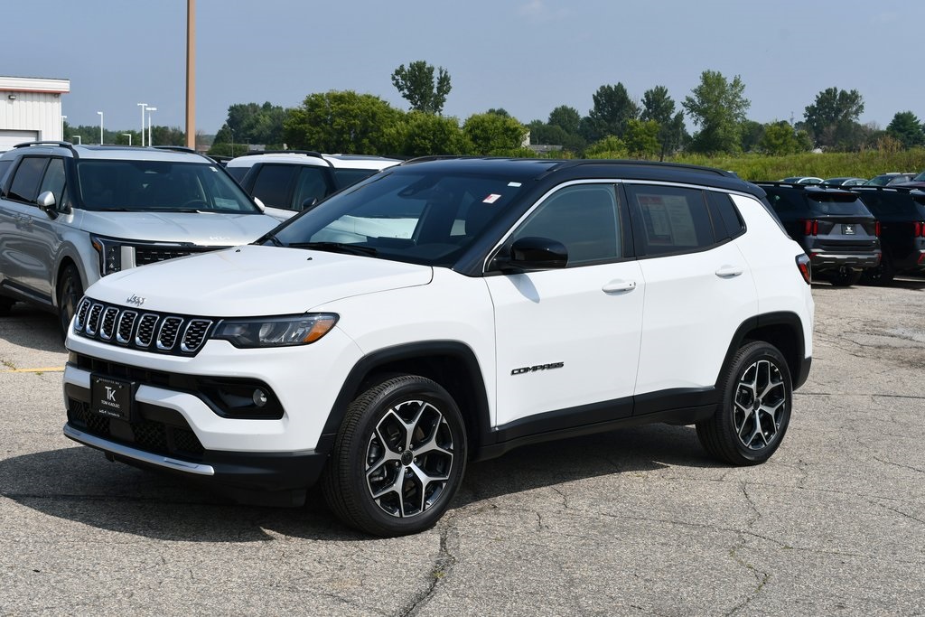 Used 2025 Jeep Compass Limited with VIN 3C4NJDCN0ST565517 for sale in Rochester, Minnesota