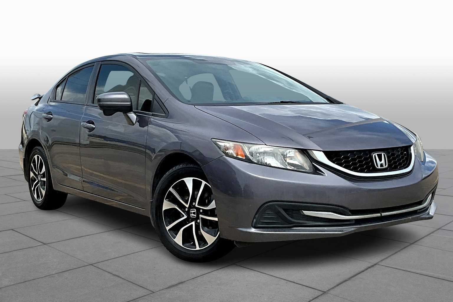 Used 2014 Honda Civic EX with VIN 19XFB2F86EE046721 for sale in Richmond, TX