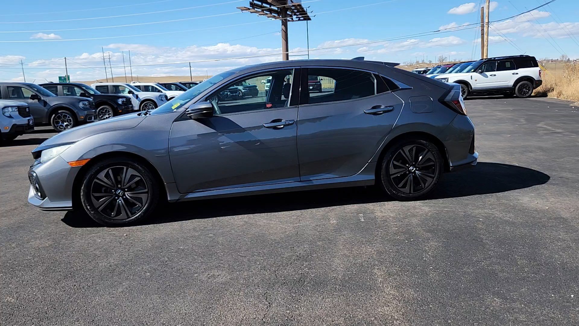 Used 2017 Honda Civic Hatchback EX with VIN SHHFK7H53HU410171 for sale in Cheyenne, WY