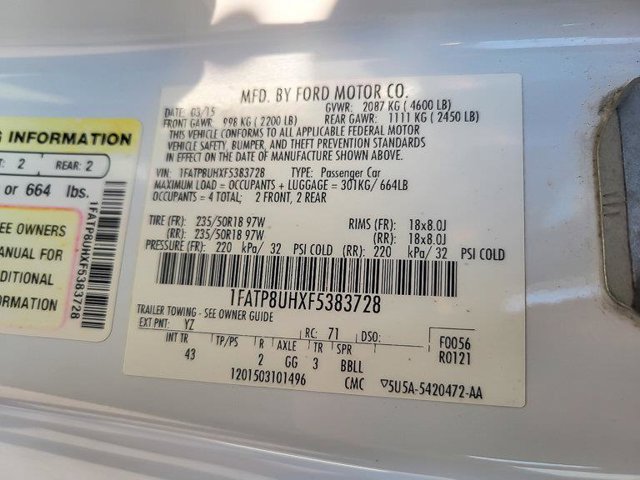 2015 FORD MUSTANG - Image 55