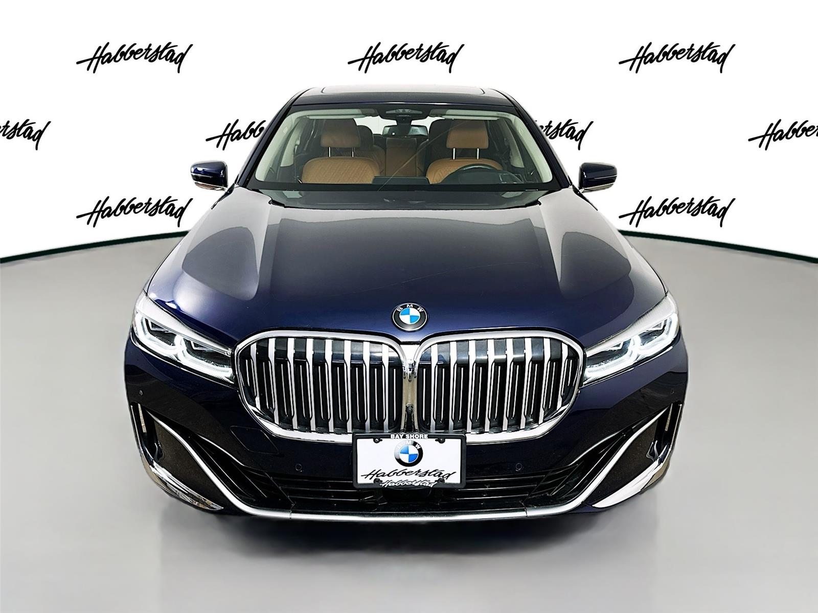 Certified Used 2022 Tanzanite Blue II Metallic BMW 750i xDrive image 2