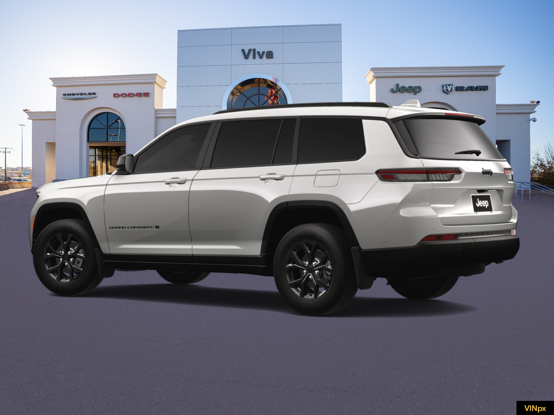 New 2025 Bright White Clear-Coat Exterior Paint Jeep Altitude X image 4