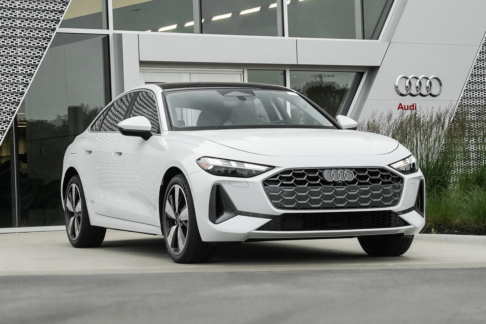 New 2025 Glacier White Metallic Audi Prestige image 1
