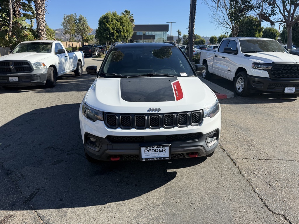 Certified Used 2023 White Jeep Trailhawk image 1