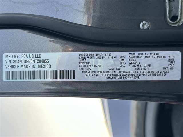 2022 Jeep Compass Latitude Lux Altitude photo 37